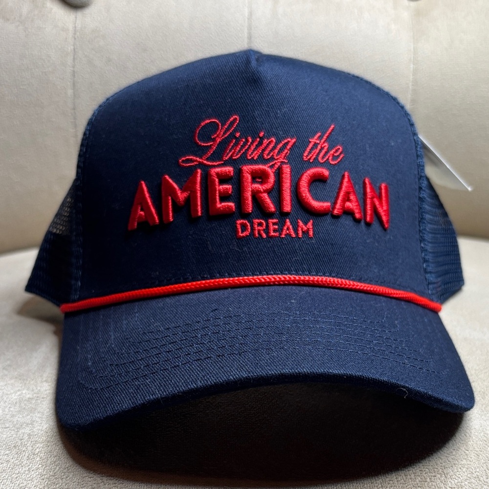 AS revival Alter’d state navy blue and red living the American dream trucker hat